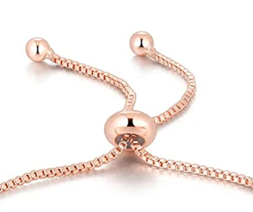 C.Z Crystal Adjustable Chain Bracelet