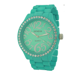 BIG NUMBERS SPORT LADY MATTEFINISH HEAVY METAL LINK WATCH