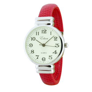 Round Thin LIZ. Cuff Watch