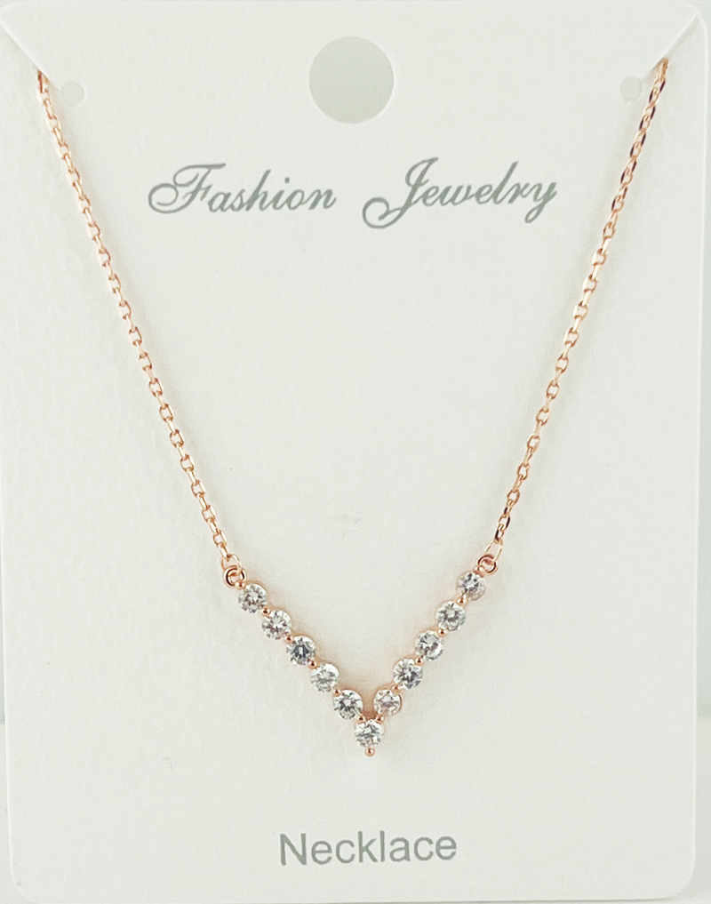 C.Z Crystal necklace