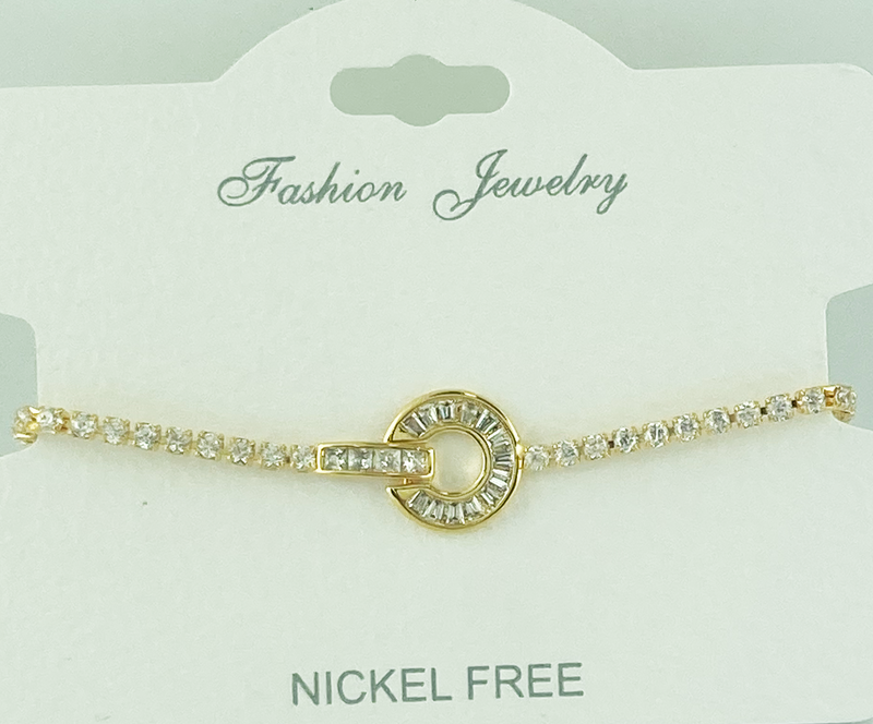 Crystal Adjustable Chain Bracelet