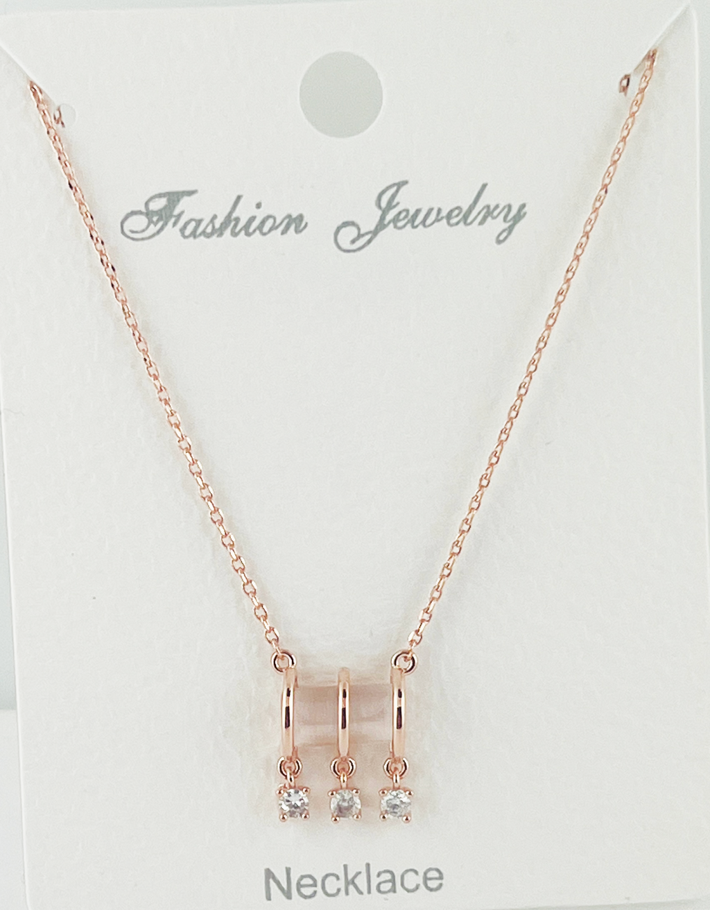 C.Z Crystal necklace