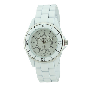 MEDIUM ROUND FACE CLASSIC METAL LINK WATCH