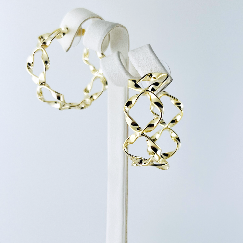 C.Z Crystal Earring