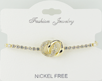 C.Z Crystal Adjustable bracelet