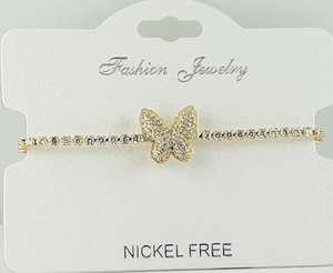 C.Z Crystal adjustable bracelet