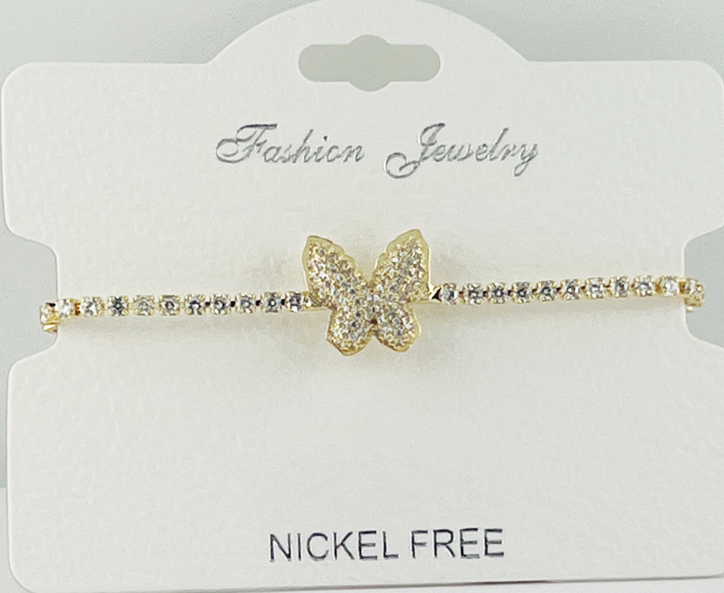 C.Z Crystal adjustable bracelet