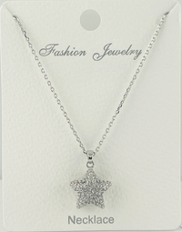 "Star" C.Z Crystal necklace