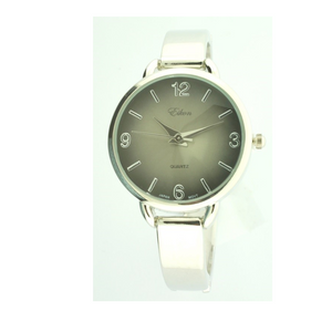 Round Face Arabic & Stick Cuff Watch