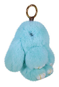 Bunny Keychain Rabbit Fur Fluffy