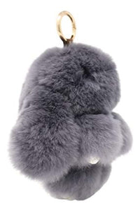 Bunny Keychain Rabbit Fur Fluffy