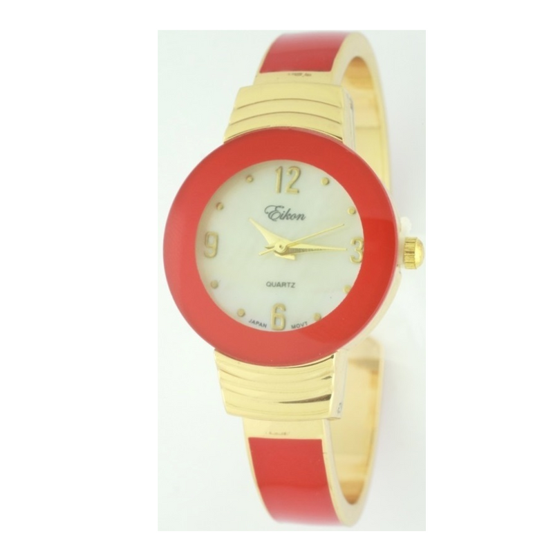 ROUND FACE CANDY COAT BANGLE CUFF(Gold FACE)