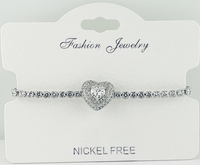 C.Z Crystal adjustable bracelet