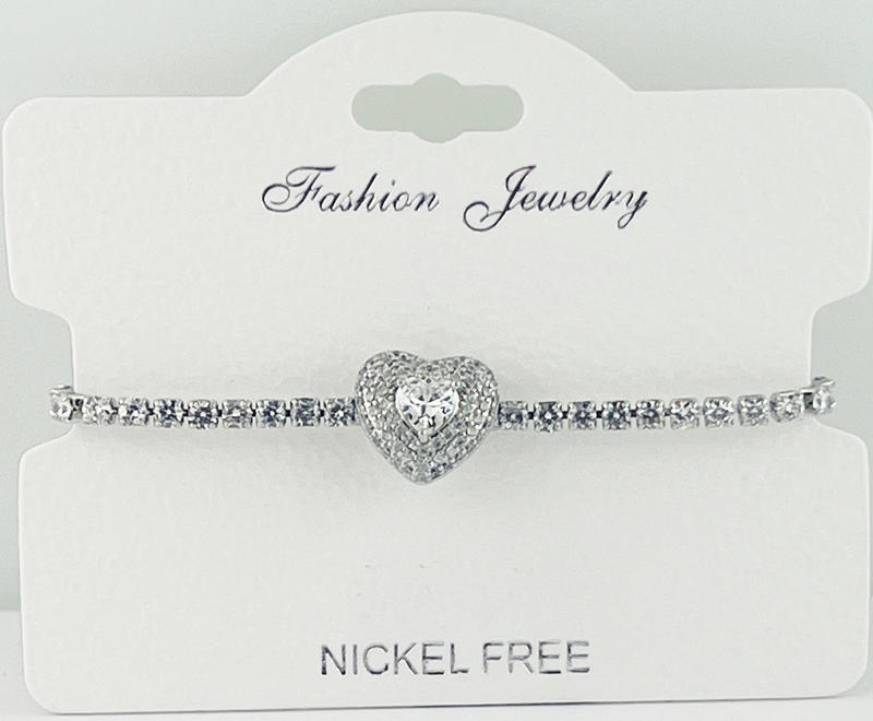 C.Z Crystal adjustable bracelet