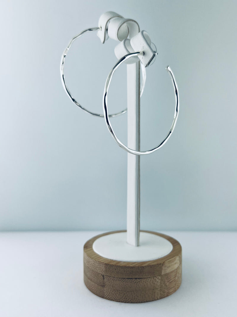 Circle C Hoop Earring