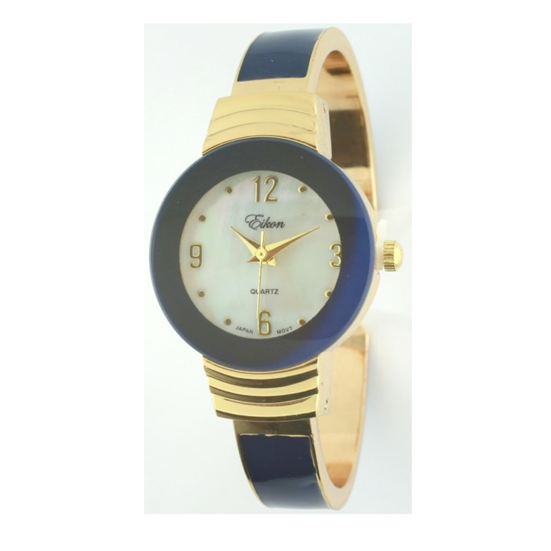 ROUND FACE CANDY COAT BANGLE CUFF(Gold FACE)