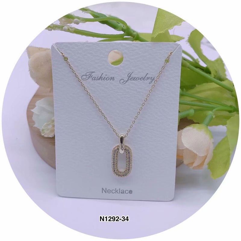 C.Z Pendant Crystal Necklace