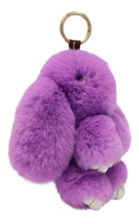 Bunny Keychain Rabbit Fur Fluffy