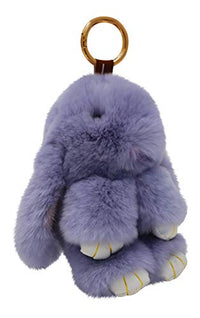 Bunny Keychain Rabbit Fur Fluffy