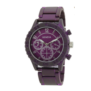 MATTE FINISH SPORT LADY BIG LINK WATCH.