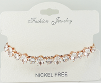 C.Z Crystal adjustable bracelet