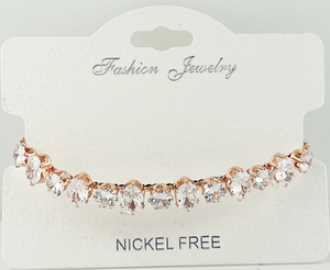 C.Z Crystal adjustable bracelet