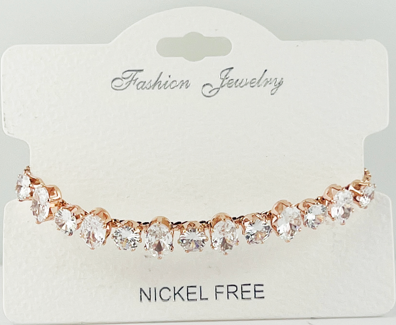 C.Z Crystal adjustable bracelet