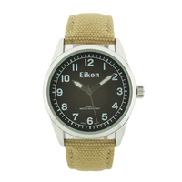 Nylon Band Round Face Watch.
