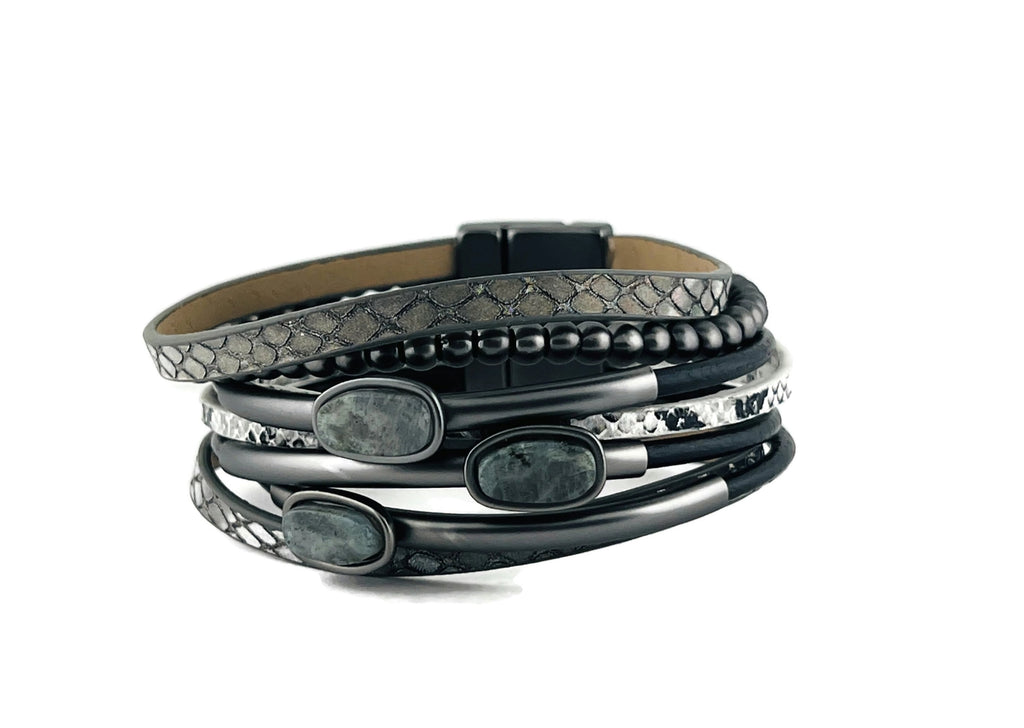 Genuine Leather magnetic bracelet