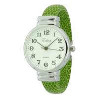 Round Thin LIZ. Cuff Watch