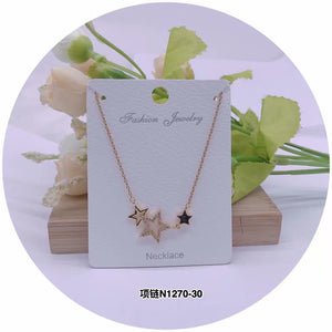 STAR C.Z Crystal Necklace