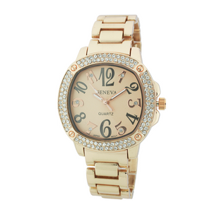 Big Numbers And 2 Rounds Of Stones Lady Link Watch