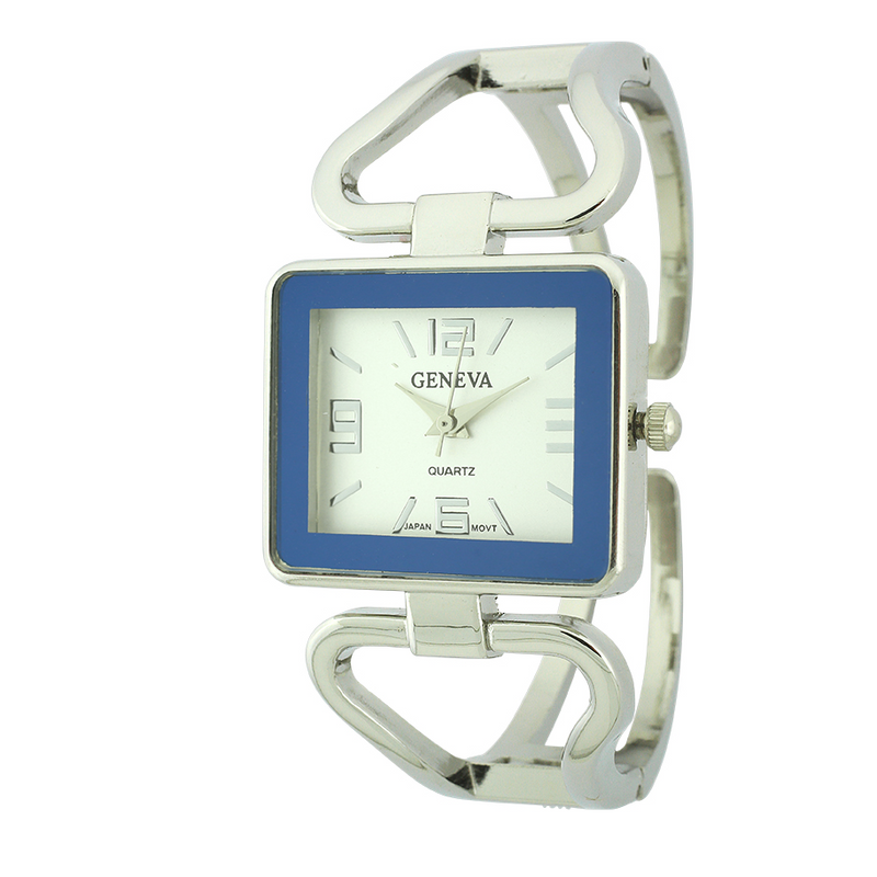 Rectangle Face Color Frame Cuff Watch – Sun Star Fashion