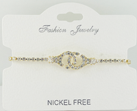 C.Z Crystal adjustable bracelet