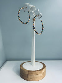 C Hoop Circle Earring