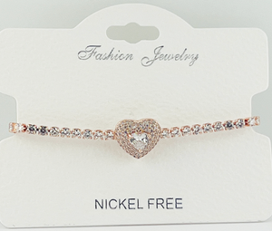 C.Z Crystal adjustable bracelet