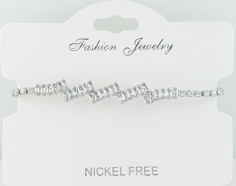 C.Z Crystal Adjustable bracelet