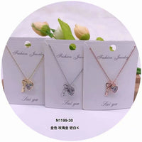 "KEY" C.Z Crystal Necklace