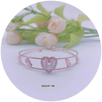 C.Z Crystal Cuff Bracelet