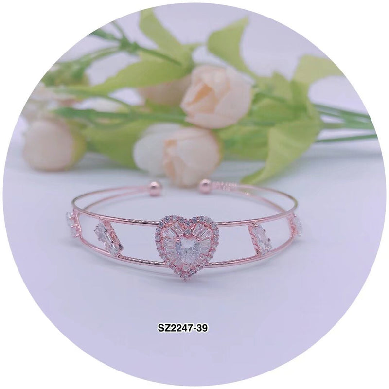 C.Z Crystal Cuff Bracelet