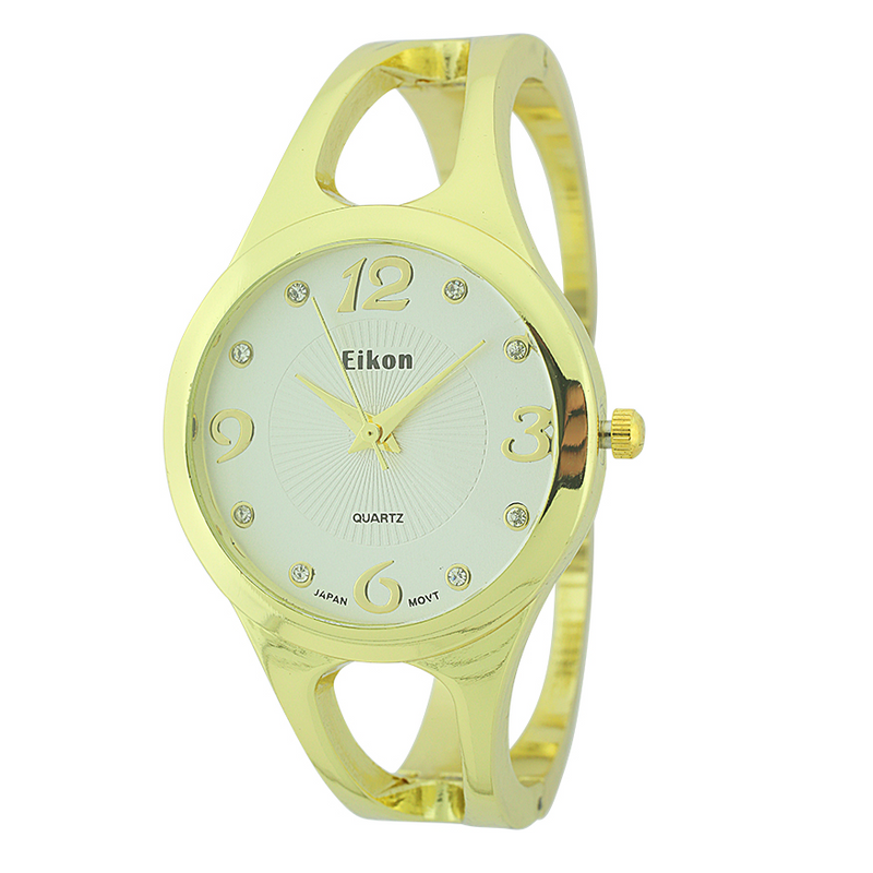 Round Face Cuff Watch.