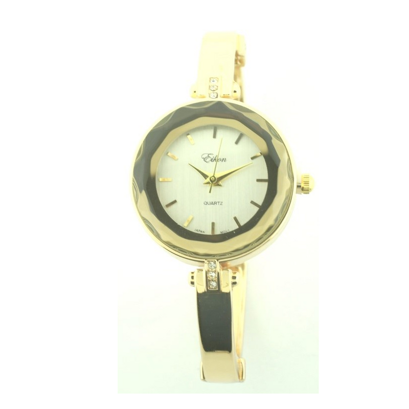 Classic Round Face Cuff Watch