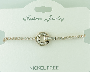Crystal Adjustable Chain Bracelet