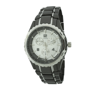 Medium Round Face Sport Men Link Watch With 3 Eyes