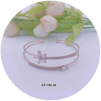 C.Z Crystal Cuff Bracelet