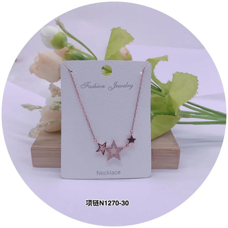 STAR C.Z Crystal Necklace