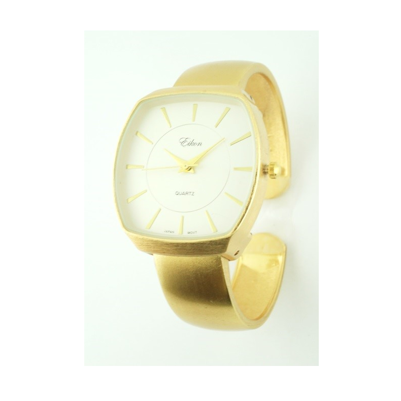 Square Face Classic Cuff Watch