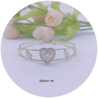 C.Z Crystal Cuff Bracelet