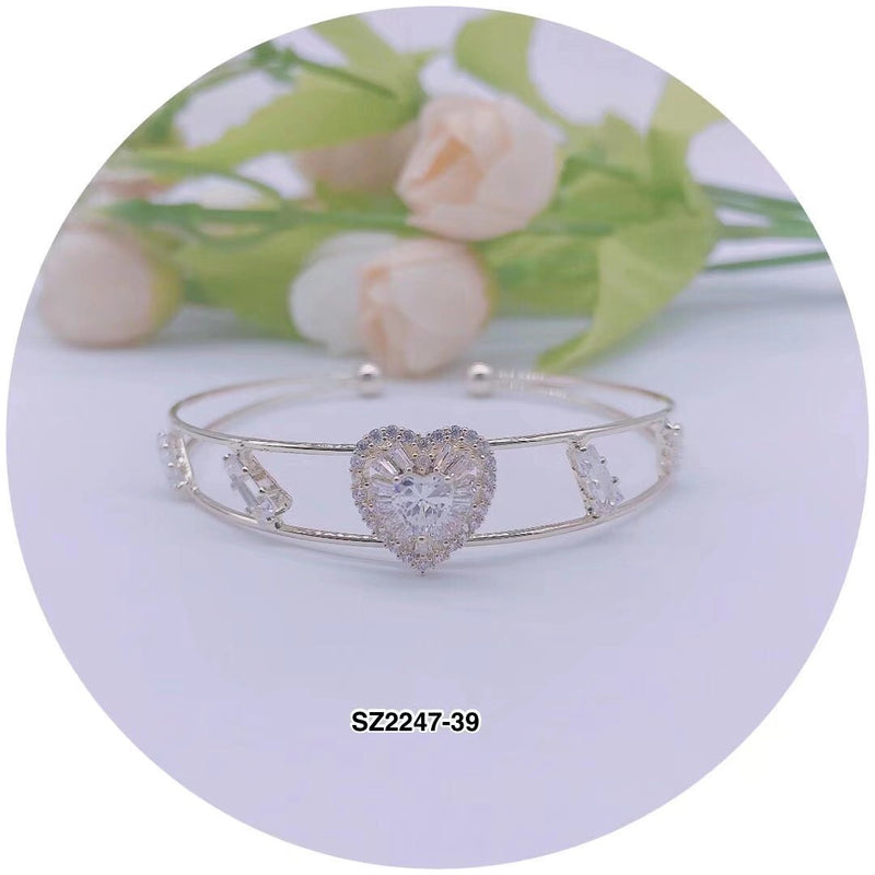 C.Z Crystal Cuff Bracelet