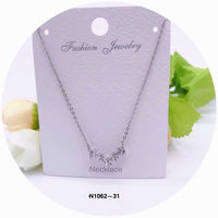 "HAPPY" Crystal Pendant Necklace